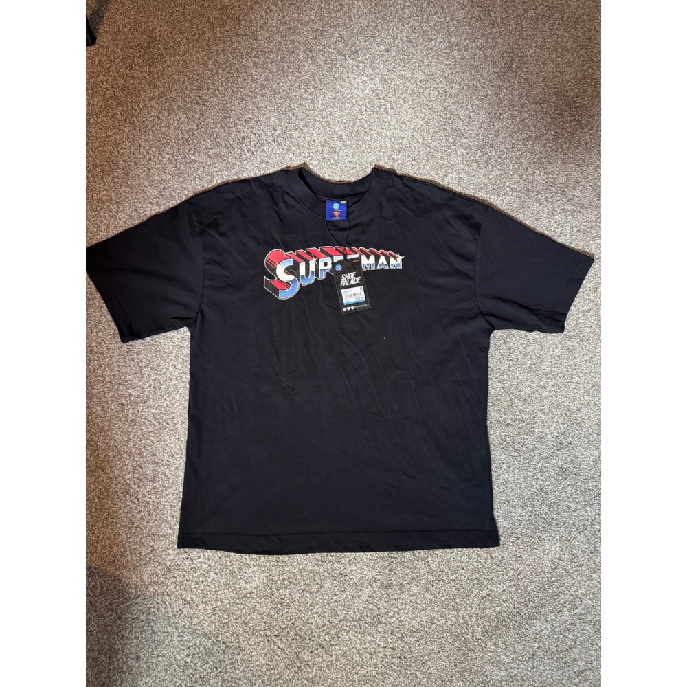 Shoe Palace DC Comics Superman Graphic T-Shirt Black Mens Medium New NWT